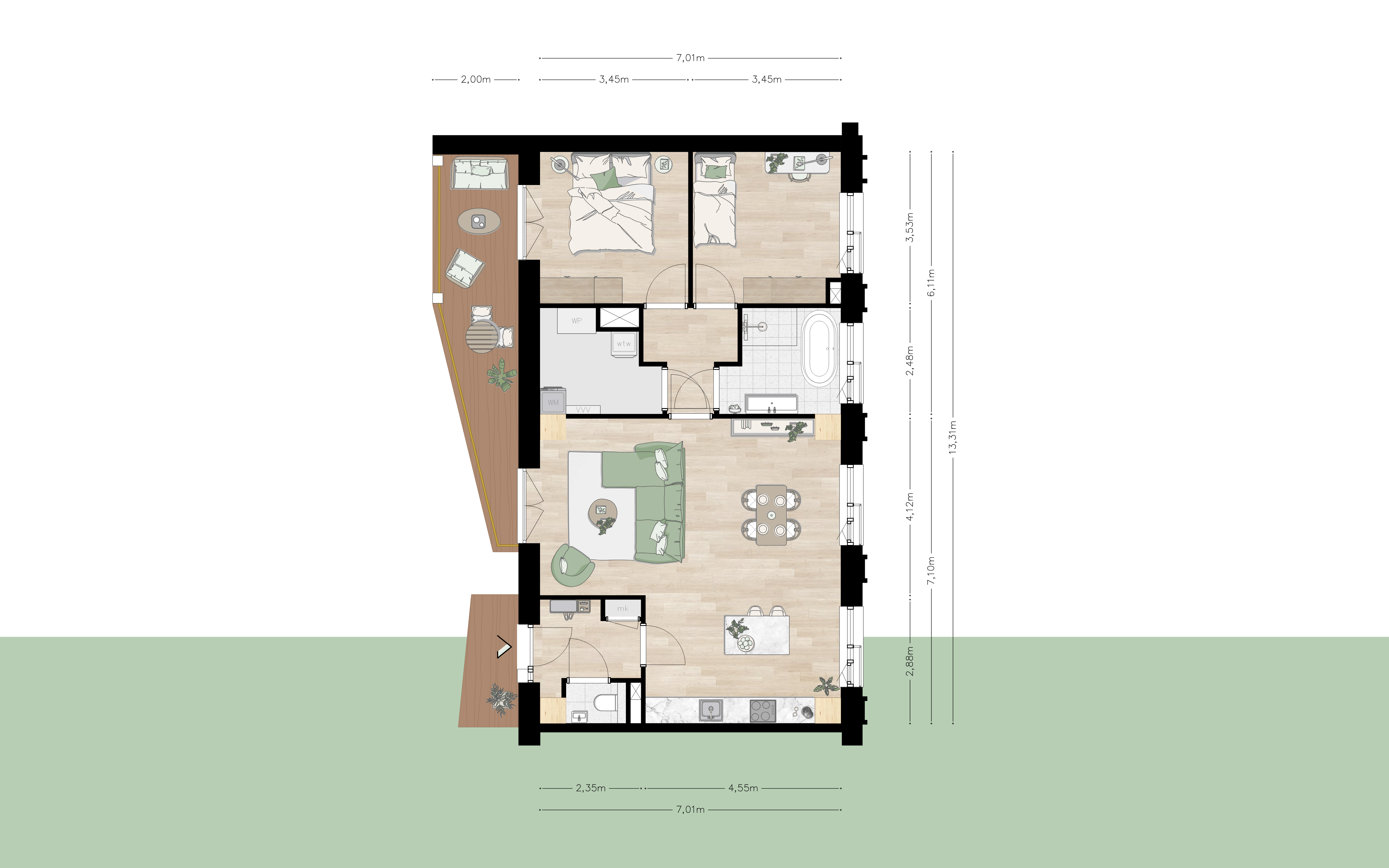 De plattegronden staan online